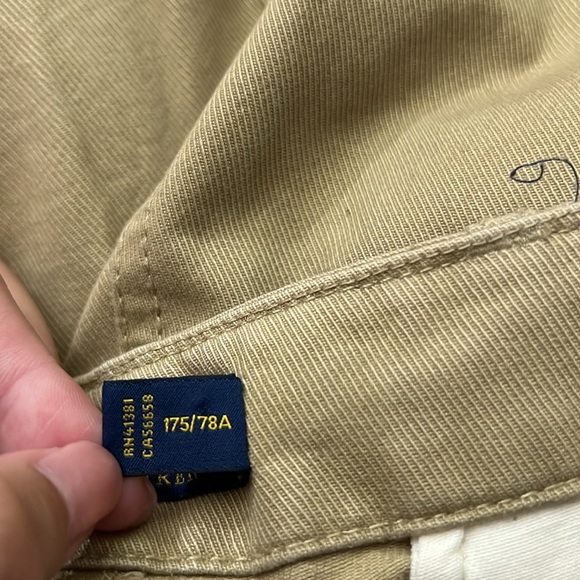 polo ralph lauren khaki jean pants size: 10 - Picture 5 of 7
